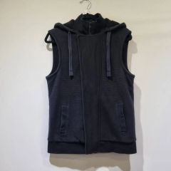 A|X ARMANI EXCHANGE ブラック フード付きベスト size：M - メルカリ