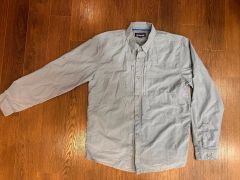 パタゴニア半袖シャツ グレー Patagonia linen Shirts L - メルカリ