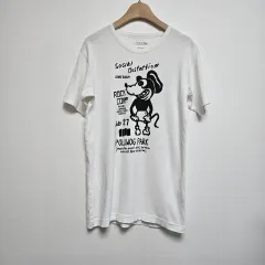 イザベル マラン アミ チーム ボート ミッキー カートゥーン Tシャツ 白 (S)のサムネイル