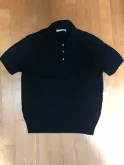 SUARE(スアレ) ケーブル カラーネック ニート 半袖 XL