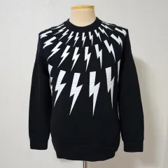 *ニール バレット* 雷 NEO₍ネオ) ラウンドTシャツ (2回着用/XS)のサムネイル