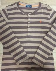 Polo by Ralph Lauren ストライプ長袖カットソー 170 - メルカリ