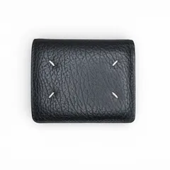 メゾンマルジェラ Maison Margiela LEATHER COIN PURSE WALLET 2つ折り財布 ウォレット レザー S56UI0140 ブラック E12170225275 0104