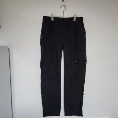 AD2012 ブラックコムデギャルソン ジップストレートパンツ ウール 黒 AD2012 ブラックコムデギャルソン ジップストレートパンツ ウール 黒