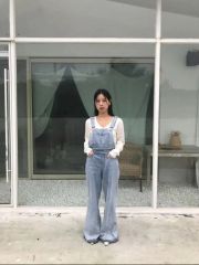 andmary Nicola ribbon denim allinone - メルカリ