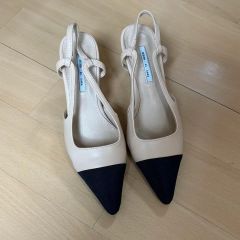 Herlipto／Tweed Slingback Flats 37 - メルカリ