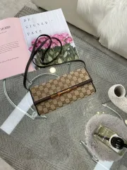 グッチ ジャガード バンブー クロスバック