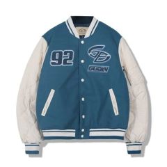 TRAPSTAR スタジャン Blue/Off White - メルカリ