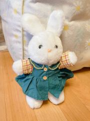 昭和レトロうさぎぬいぐるみ 着せ替えうさちゃん - メルカリ