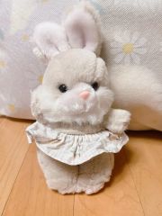 昭和レトロ 吉徳 うさぎ 薄いピンク色 ぬいぐるみ 中古品 - メルカリ