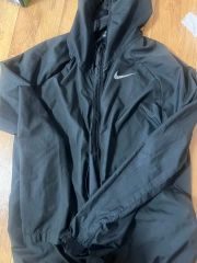 Z286 美品 NIKE ゴルフ レインウェア ナイロン 上下 2way 黒 M - メルカリ