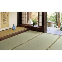 い草ラグマット（約191×250㎝）国産 日本製 倉敷 ござ 上敷 カーペット