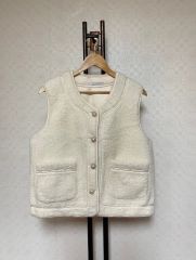 ▼24AW完売美品✨スローブイエナ SLOBE IENA ツイードフリンジベスト ▽24AW完売美品✨スローブイエナ SLOBE IENA ツイードフリンジベスト