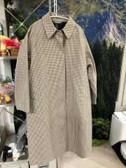 極美品】HEVO イーヴォ AMASTUOLA チェックナイロンコート - メルカリ