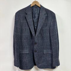blazer's bank.com リネン混 グレンチェック ジャケット XL - メルカリ