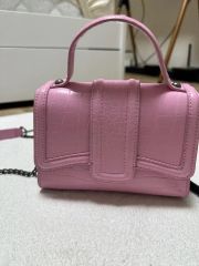 希少✨本革 ハンドバッグ ピンク美品 TOMMY HILFIGER 平成ギャル 