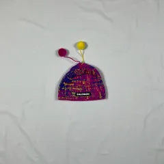 90s SALOMON サロモン ロゴ ボンボン ビーニー 帽子のサムネイル