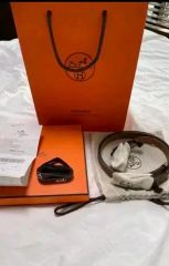 HERMES エルメス ケリー32 純正ショルダーストラップブラック 保護袋付