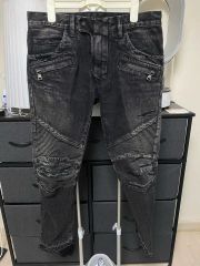 美品】アミリAMIRI タクティカル カーゴパンツ ブラックデニム 31