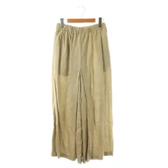 ジャーナルスタンダード JOURNAL STANDARD 24SS リネンタックキュロットパンツ 34 ベージュ /SY ■OS