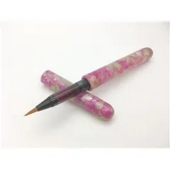 アクリル 筆ペン/文房具 〔ピンク〕 中太字 日本製 文具 オフィス用品 ステーショナリー