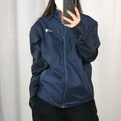 THE NORTH FACE ネイビー 季節の変わり目 薄い ウィンドブレーカー ジャケット S 250306
