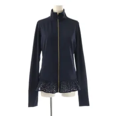 ケイトスペード KATE SPADE 1JMU0178 裾レース ジップアップブルゾン ジャケット S ネイー /HK ■OS ■SH