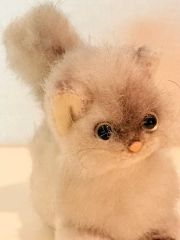 美品】KOSENシャム猫 ホワイトキャット 白ネコ ねこ おしゃれキャット