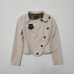 Vivienne Westwood ヴィヴィアン・ウエストウッド 斜めボーダー ボタン ショートジャケットのサムネイル