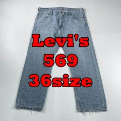 (p772) リーバイス 569 ルーズ ストレートフィット デニム パンツ size36