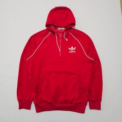 80s デサント製 アディダス ハーフジップ ハイネック 水色 O - メルカリ