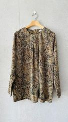 定価¥22,000】ビアズリー ストライプ ラメ チュニックシャツ - メルカリ