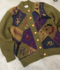 MIKIO SAKABE モヘヤ透かし編みカーディガン 美品 - メルカリ