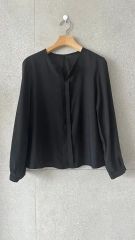 新品 ☆Les Ageu /レアージュ ◎白 /ホワイト 長袖ブラウス 1サイズ 