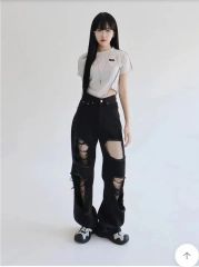 重盛さと美 Super Baggy Fit Jeans Navy - メルカリ