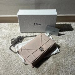 Dior CDロゴ キルティング ショルダーバッグ グレー - メルカリ