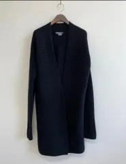 Vince ブラック カーディガン M (44 ゆったり 55)のサムネイル
