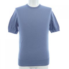 専用・定価23,100円】AOURE 半袖ニット ニットTシャツ ブルー - メルカリ