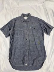 美品】NEIGHBORHOOD ネイバーフッド ペイント加工 デニムシャツ S