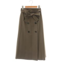 AVENIRETOILE バックウェストゴムギャザー切替フレアスカート38 - メルカリ