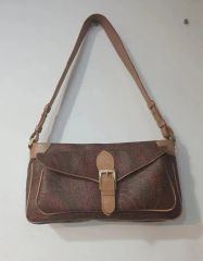 希少品 極美品 エトロ 2wayショルダーバッグ ゴブラン織り 巾着
