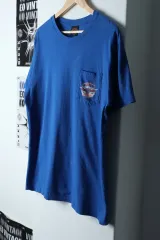 (XL) ハーレーダビッドソン 半袖 Tシャツ 小さな色移り ブルー-13429
