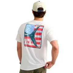フック メンズ トップス Tシャツ HUK Mens Americana Short Sleeve TShirt White ホワイトのサムネイル