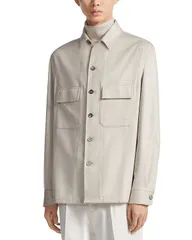 ゼニア メンズ トップス シャツ Zegna Oasi Cashmere Overshirt Naturalのサムネイル