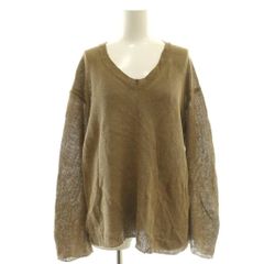 【25SS】ドゥーズィエムクラス Fascinatingニット リネン キャメル Fascinating ニット（ニット／セーター）｜Deuxieme Classe