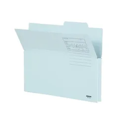 （まとめ） コクヨ 持ち出しフォルダー（カラー） A4 青 A4-CFB 1パック（10冊） 〔×4セット〕