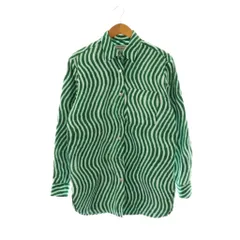 ドリスヴァンノッテン Len Lye 総柄シャツ ブラウス 長袖 前開き S 緑 2026年最新】DRIES VAN NOTEN len lyeの人気アイテム - メルカリ