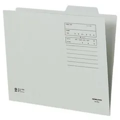 （まとめ） コクヨ 個別フォルダー（カラー） A4 グレー A4-IFM 1セット（10冊） 〔×5セット〕