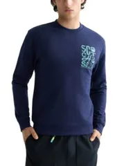 スコッチアンドソーダ メンズ アウター パーカー・スウェット シャツ ロゴ Scotch Soda Left Chest Logo Sweatshirt Peacoatのサムネイル