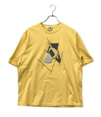 超美品 エルメス エトリエ 鐙 総柄 半袖Tシャツ ホワイト XXL 2XL 白 